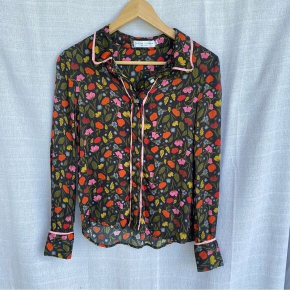 Taylor Tillman Floral Button Down Shirt - Picture 1 of 6